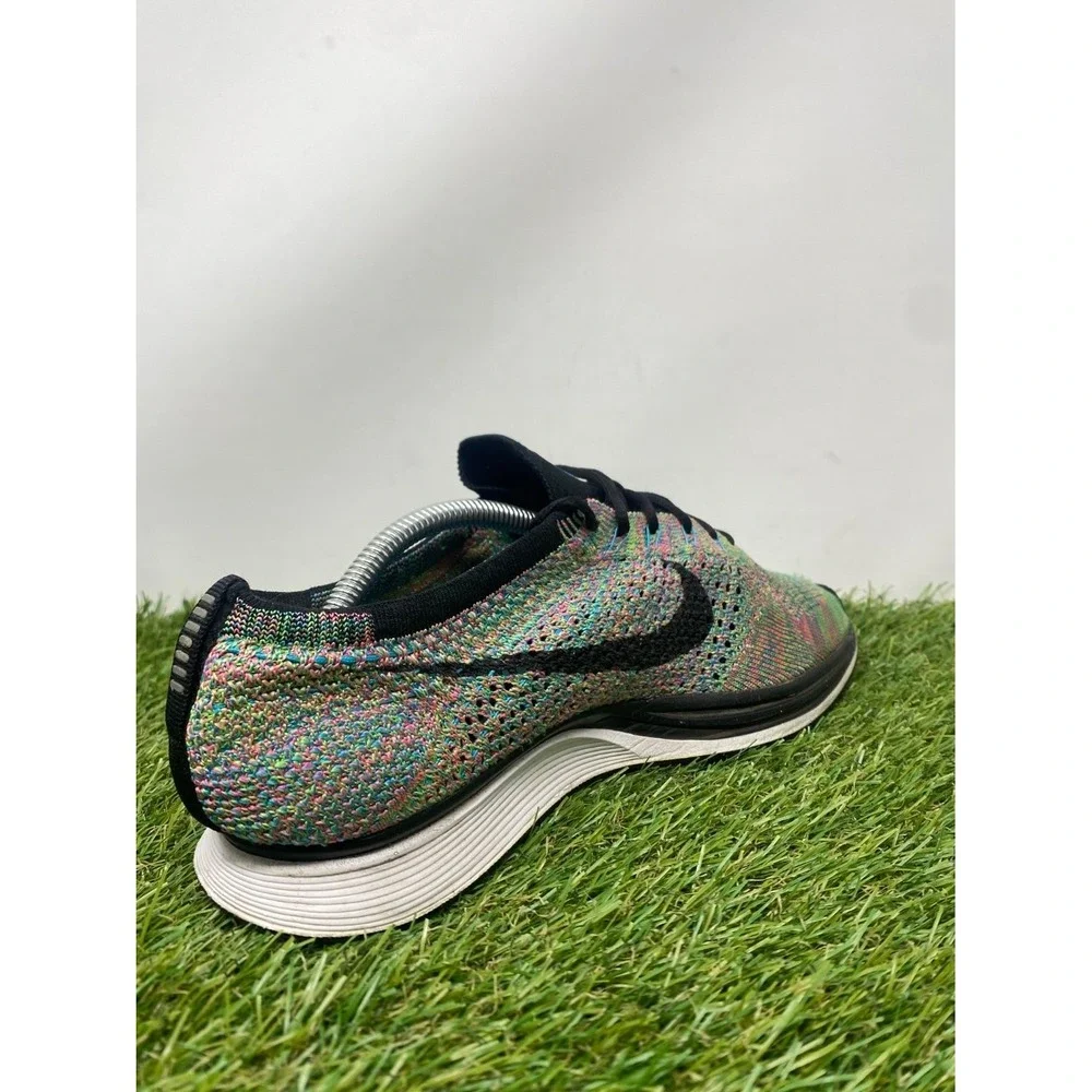 Nike Flyknit Racer Multicolor Mens Running Shoes 526628-304 US 9 woven upper